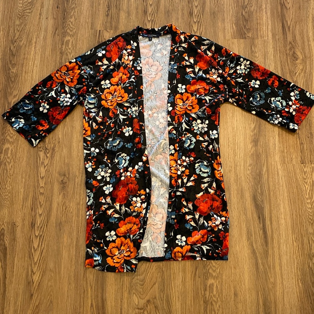 One Clothing Floral Cardigan